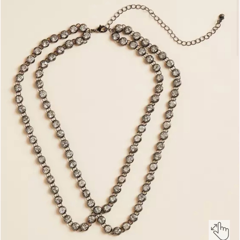Torrid Rhinestone Collar Statement Necklace 25$